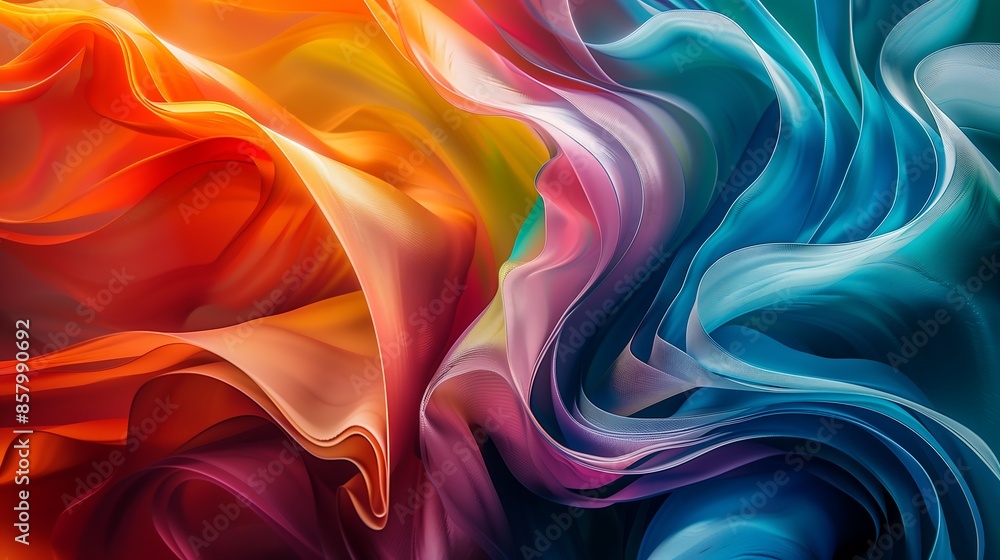Obraz premium abstract wallpaper of wavey colours