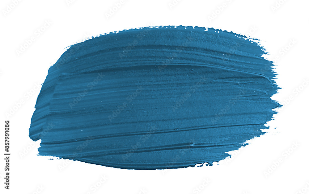 Fototapeta premium Blue brush strokes, art elements composition. Dirty artistic design.