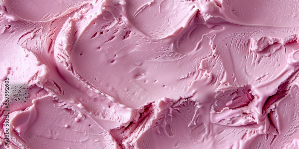 strawberry ice cream texture background, close up, summer food concept strawberry ice cream texture background, close up, summer food concept