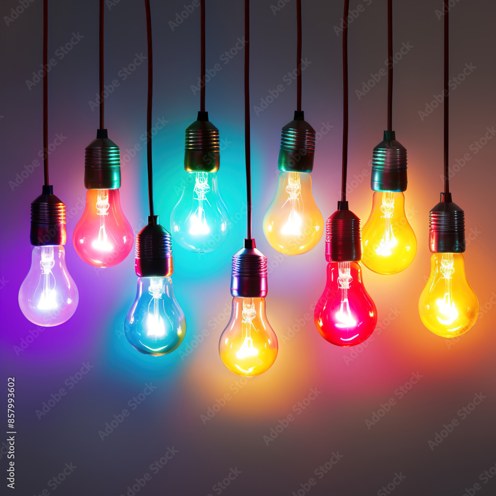 glowing bulb glowing bulb