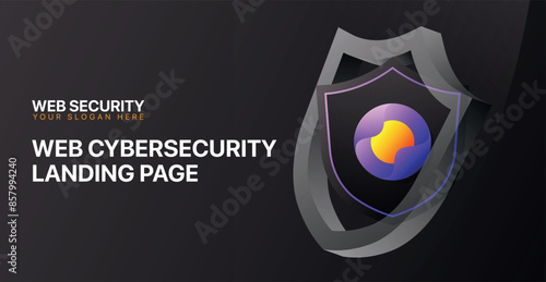 Web Security logotype, Cyber security logo, Security logo, Website logo, secure, Bounty, Modern logo, simplicity, design, logodesign, Shield