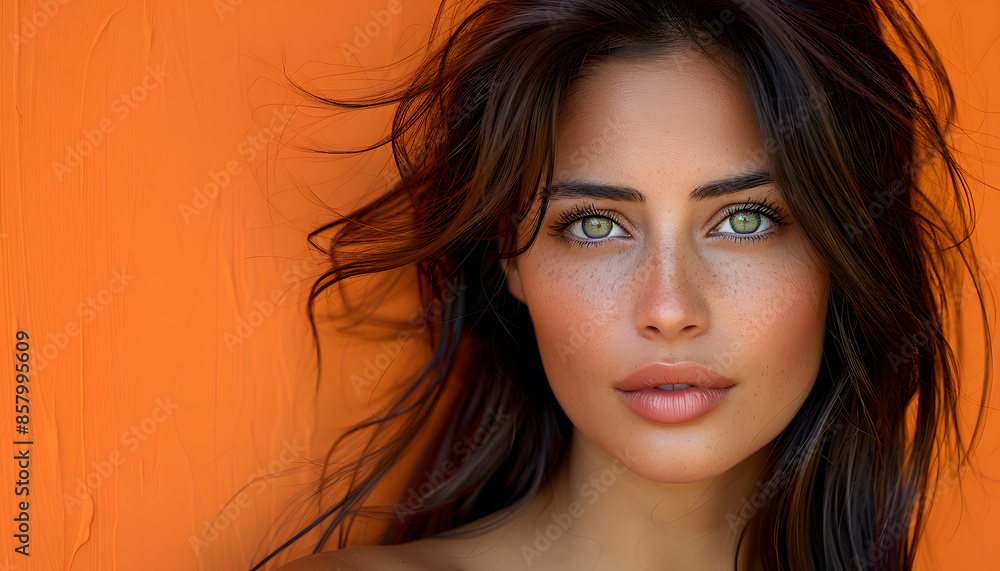 Naklejka premium woman model