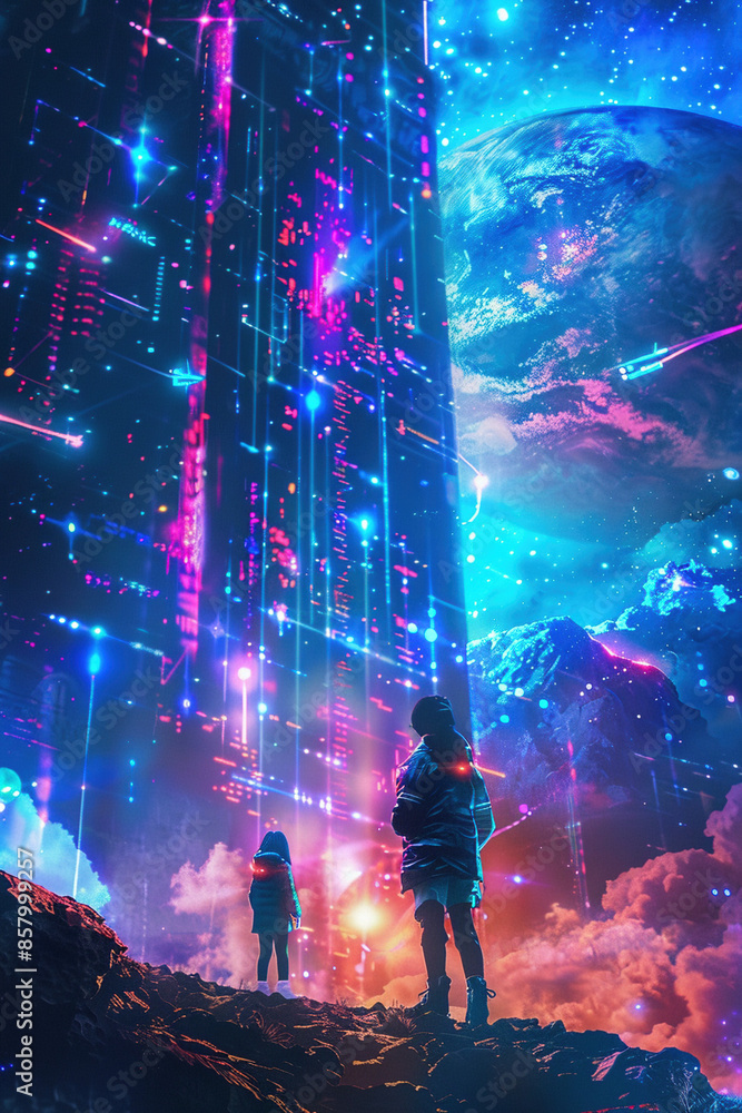 Futuristisches Foto Futuristisches Foto