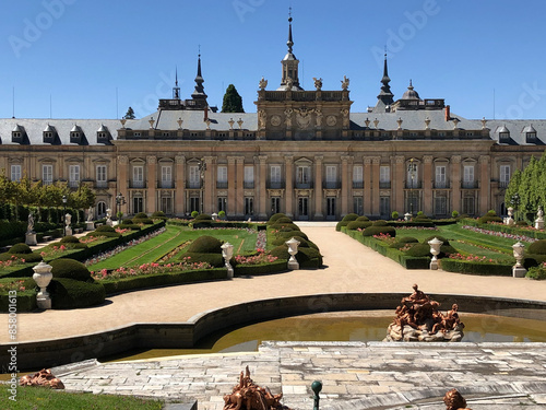 Canvas Print ROYAL PALACE OF LA GRANJA DE SAN ILDEFONSO