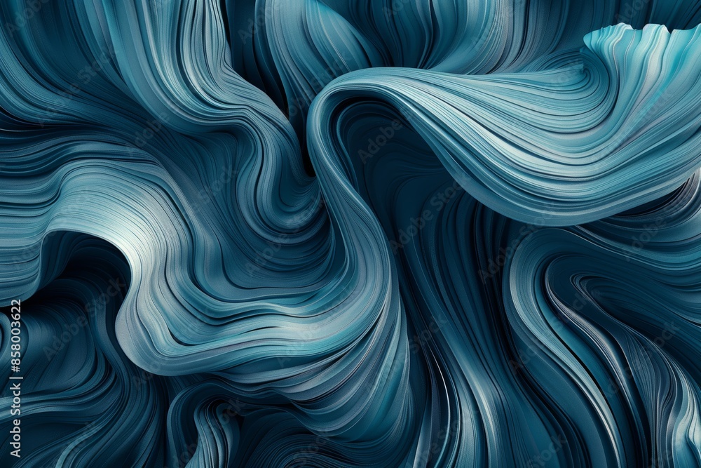 Abstract blue waves flowing texture background Abstract blue waves flowing texture background