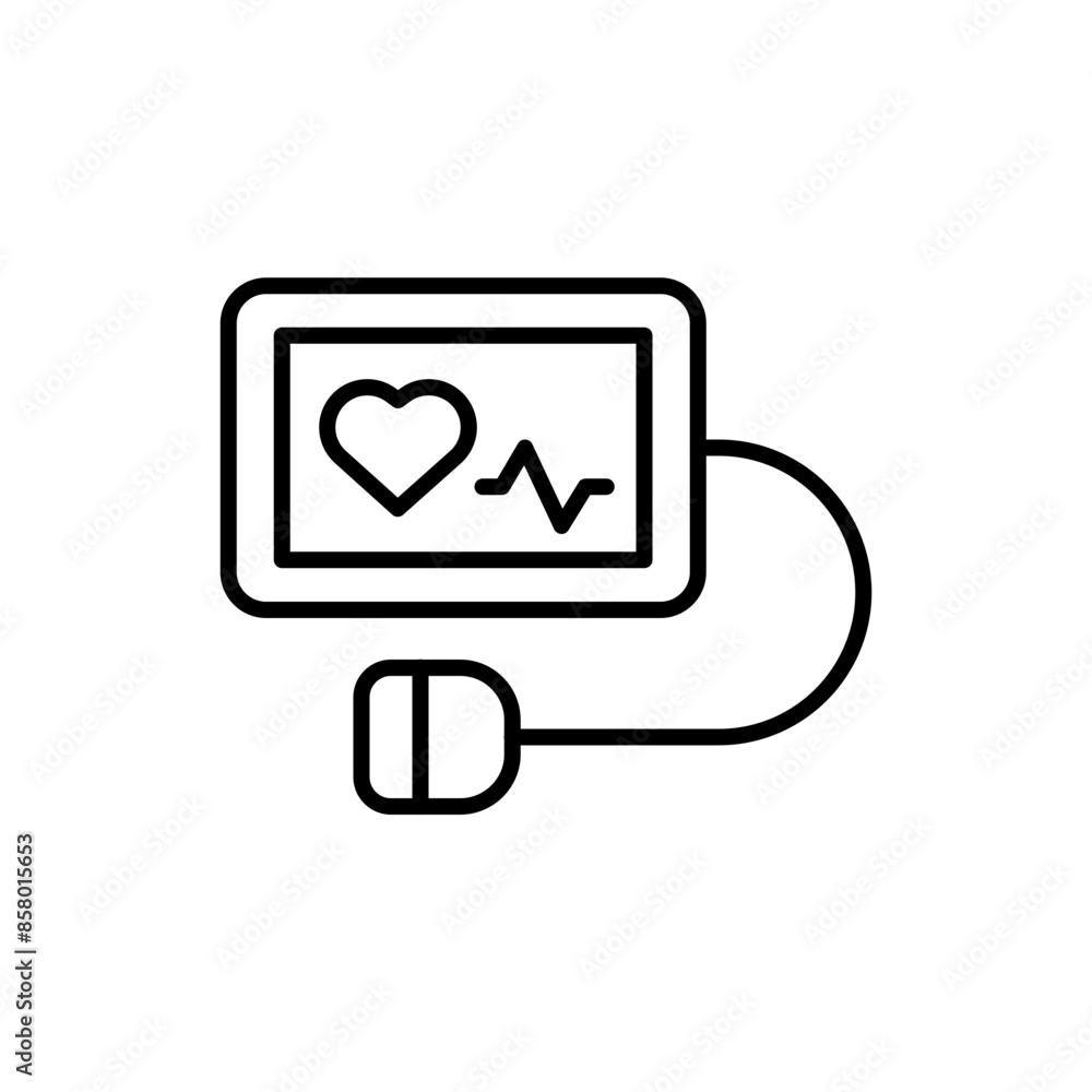 Pulse oximeter icons, minimalist vector illustration ,simple transparent graphic element .Isolated on white background Pulse oximeter icons, minimalist vector illustration ,simple transparent graphic element .Isolated on white background