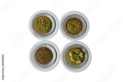 Kunefe varieties, traditional Turkish dessert maker