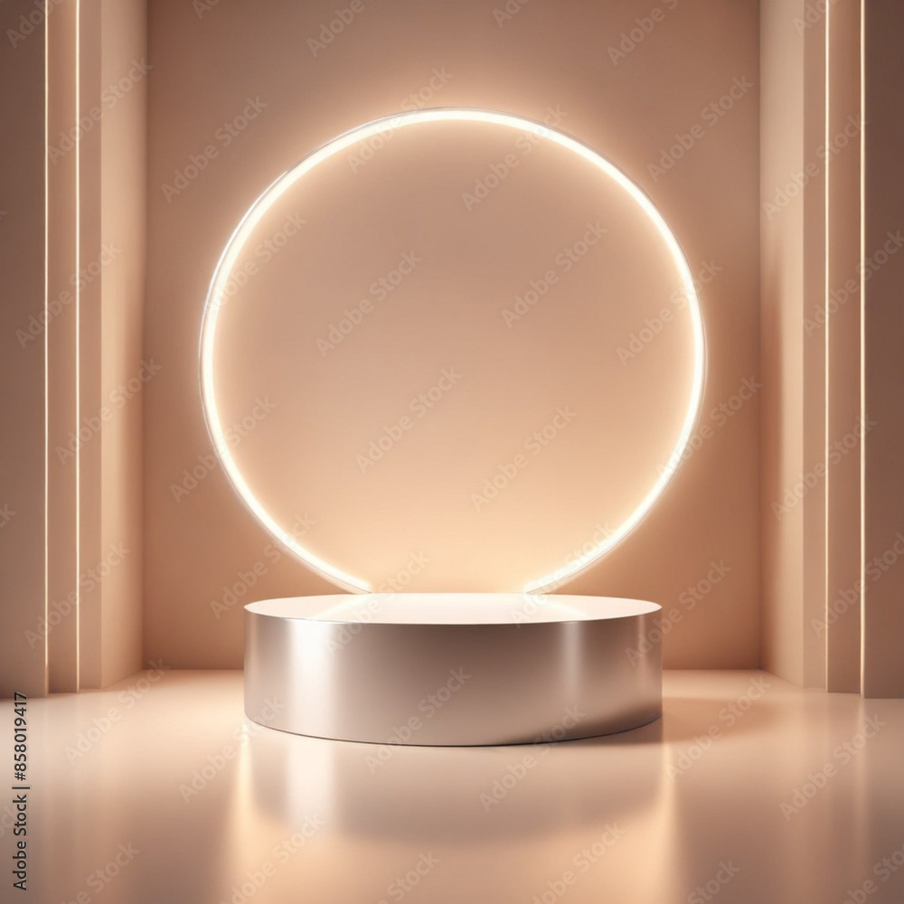 product display in dark scene with line vertical blue neon light on background product display in dark scene with line vertical blue neon light on background