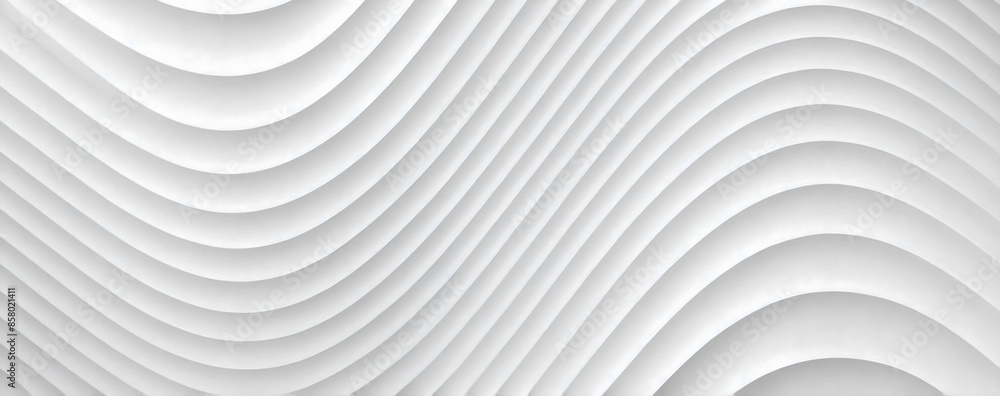Wavy white striped pattern background, 3d lines design, abstract minimal white gray background for business presentation. White luxury background with grey shadow diagonal stripes. Wavy white striped pattern background, 3d lines design, abstract minimal white gray background for business presentation. White luxury background with grey shadow diagonal stripes.