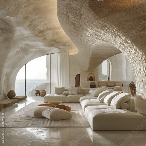 interior of a Modern design hotel room