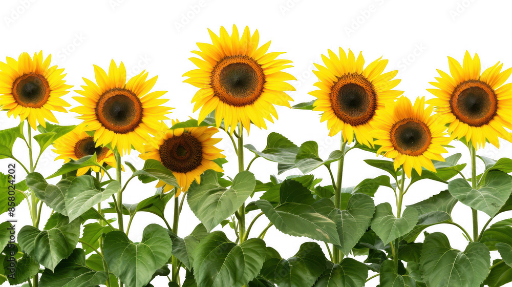 Obraz premium Field of Vibrant Sunflowers