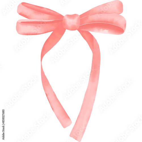 pink ribbon bow