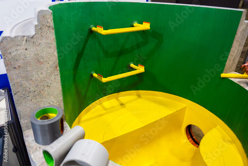 Wallpaper Mural Tray bottom for use of chemically aggressive wastewater. Torontodigital.ca