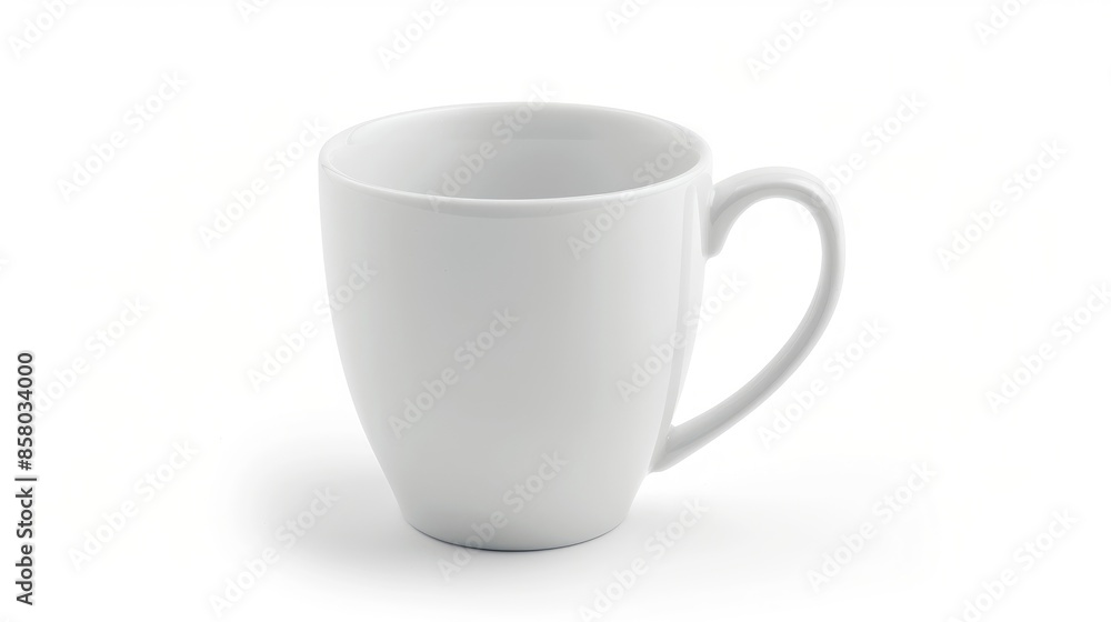 Isolated white mug Isolated white mug