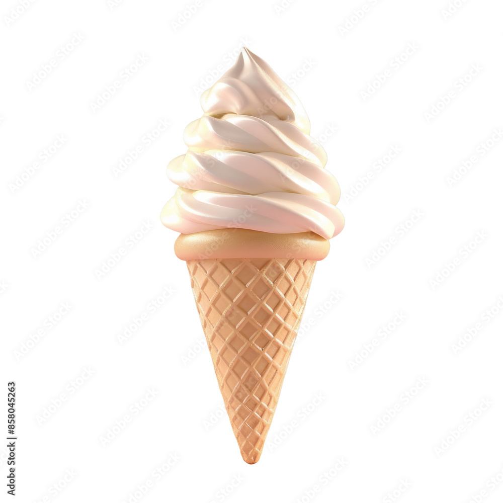 Vanilla Cone Ice Cream Vanilla Cone Ice Cream