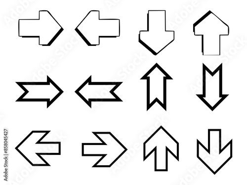 set of arrows