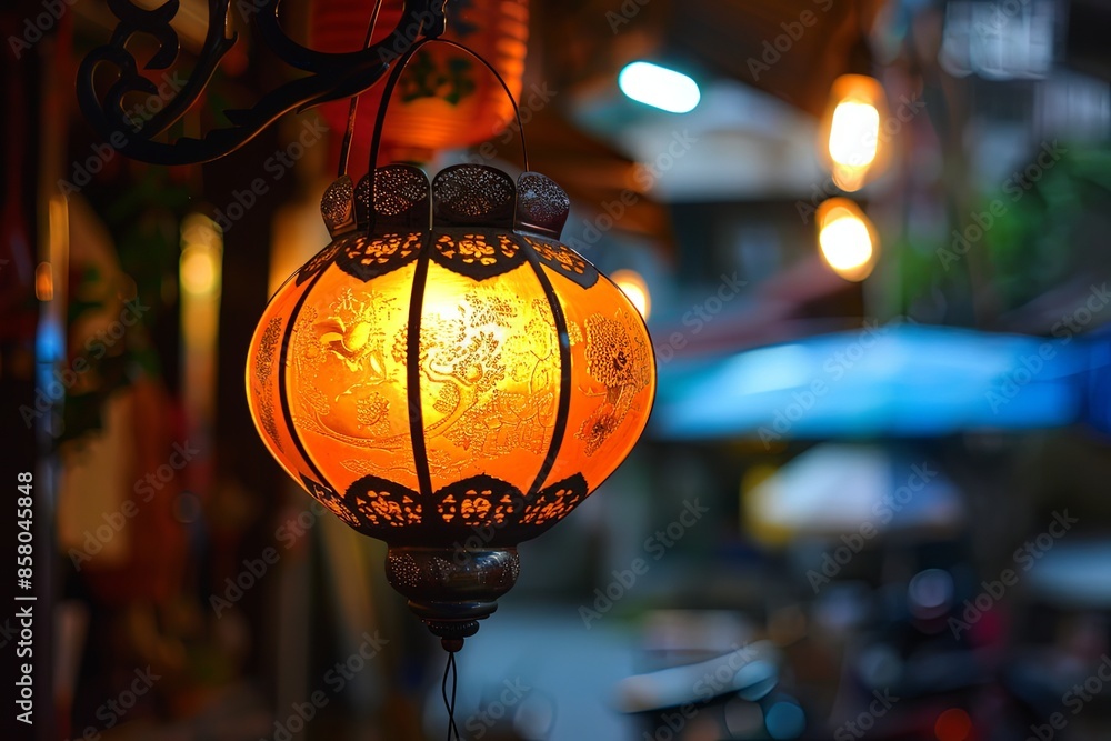 Metaphorical lantern representing innovation and progress worldwide Metaphorical lantern representing innovation and progress worldwide