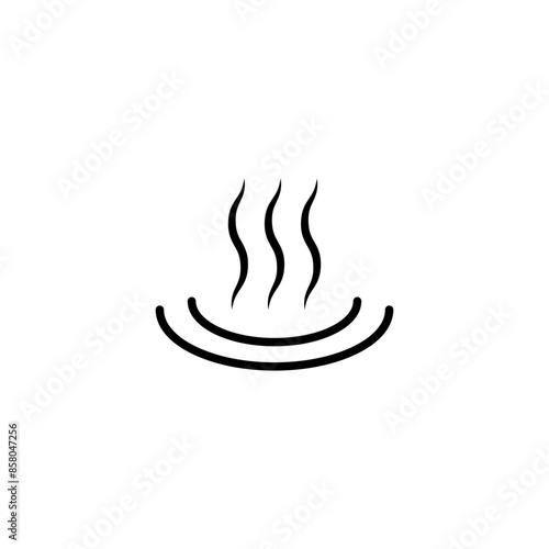 Japanese Onsen Icon Perfect for Hot Springs and Spa Experiences