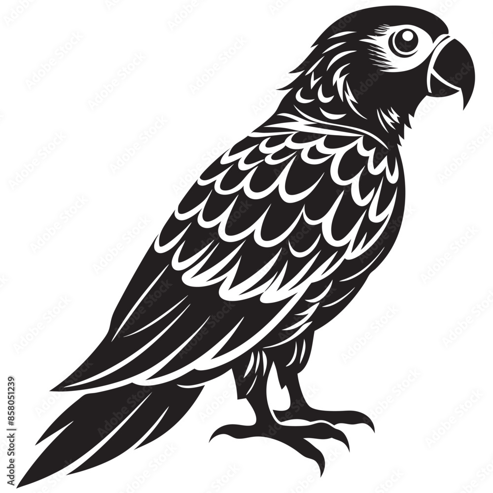 Fototapeta premium illustration of a bird