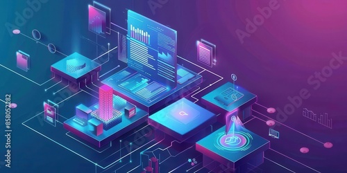 Seamless Integration. ERP, Enterprise Resource Planning software integrates core business concept