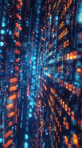 Wallpaper Mural Cybersecurity. Encryption secures data by converting it into unreadable code concept Torontodigital.ca