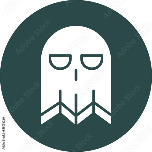 Executioner Glyph Circle Icon