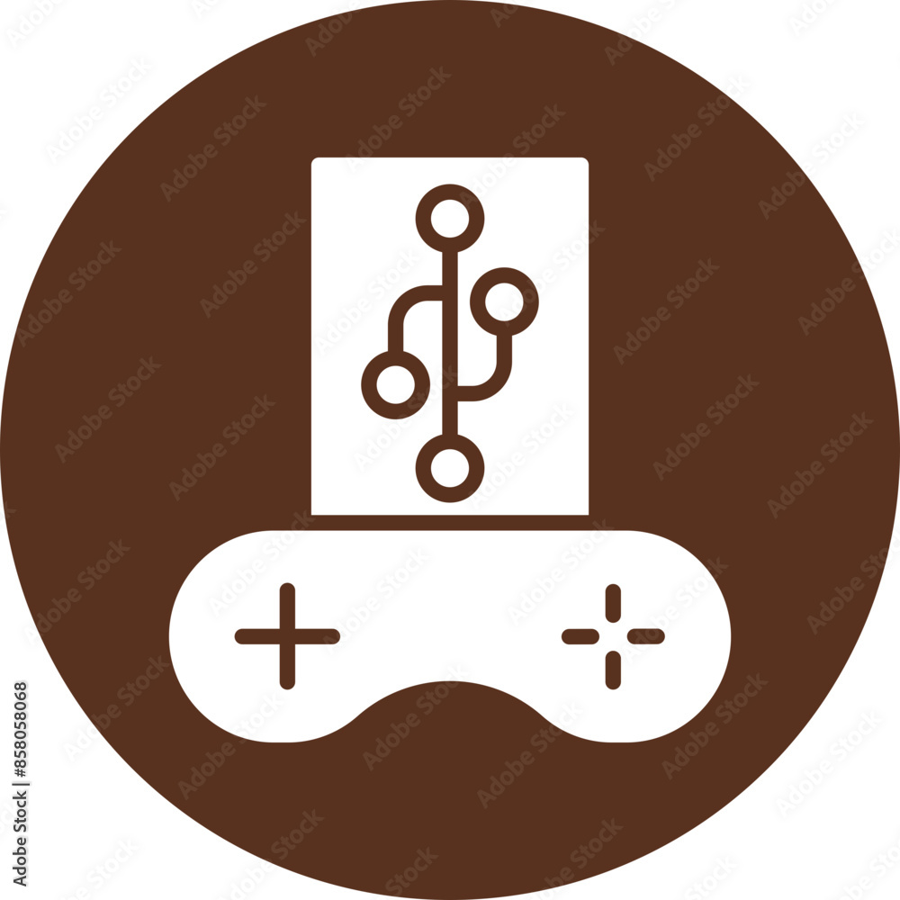 Version Vector Glyph Circle Icon Version Vector Glyph Circle Icon