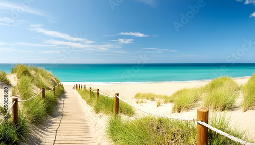 Weg zum Strand