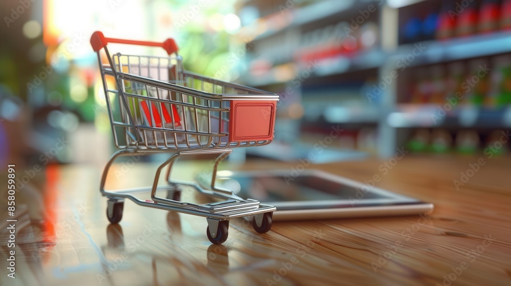 custom made wallpaper toronto digitalThriving in the Online Market. E-commerce platform concept