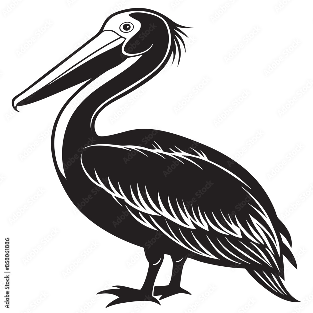 pelican isolated on white pelican isolated on white