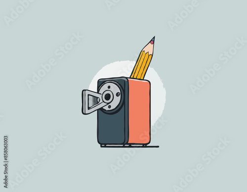 Pencil sharpener vector