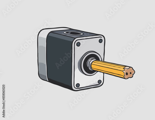 Pencil sharpener vector