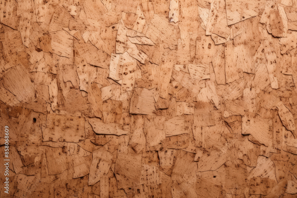 Processed collage of cork board or OSB board material texture. Background for banner, backdrop Processed collage of cork board or OSB board material texture. Background for banner, backdrop