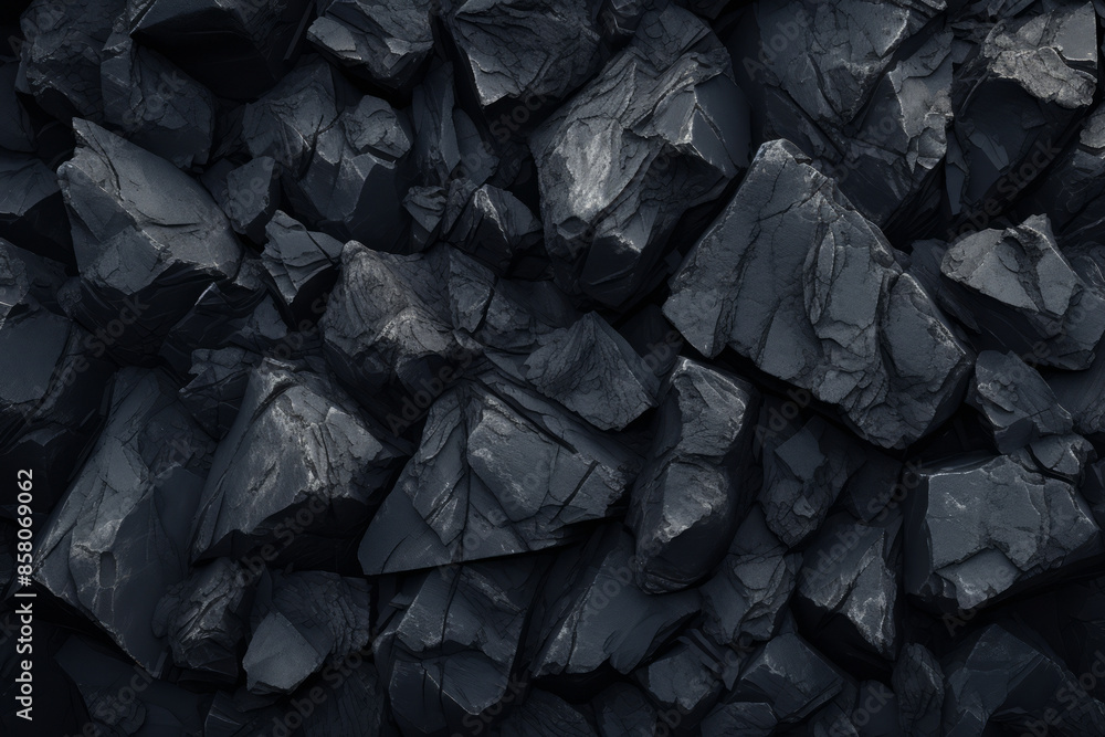Processed collage of industrial pea coal surface texture. Background for banner, backdrop or texture Processed collage of industrial pea coal surface texture. Background for banner, backdrop or texture