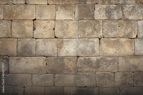 Wallpaper Mural Processed collage of ancient yellow block wall texture. Background for banner, backdrop or texture Torontodigital.ca