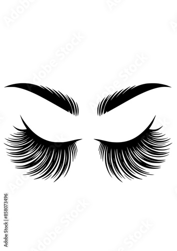 Eyelashes SVG, Brows SVG, Cute girls eyes SVG, Girl SVG, Makeup SVG, Beautiful SVG, Look SVG, Eyelashes, Eyelashes Vector, Eyelashes Clipart, Cut file for Cricut SVG, JPG, PNG photo