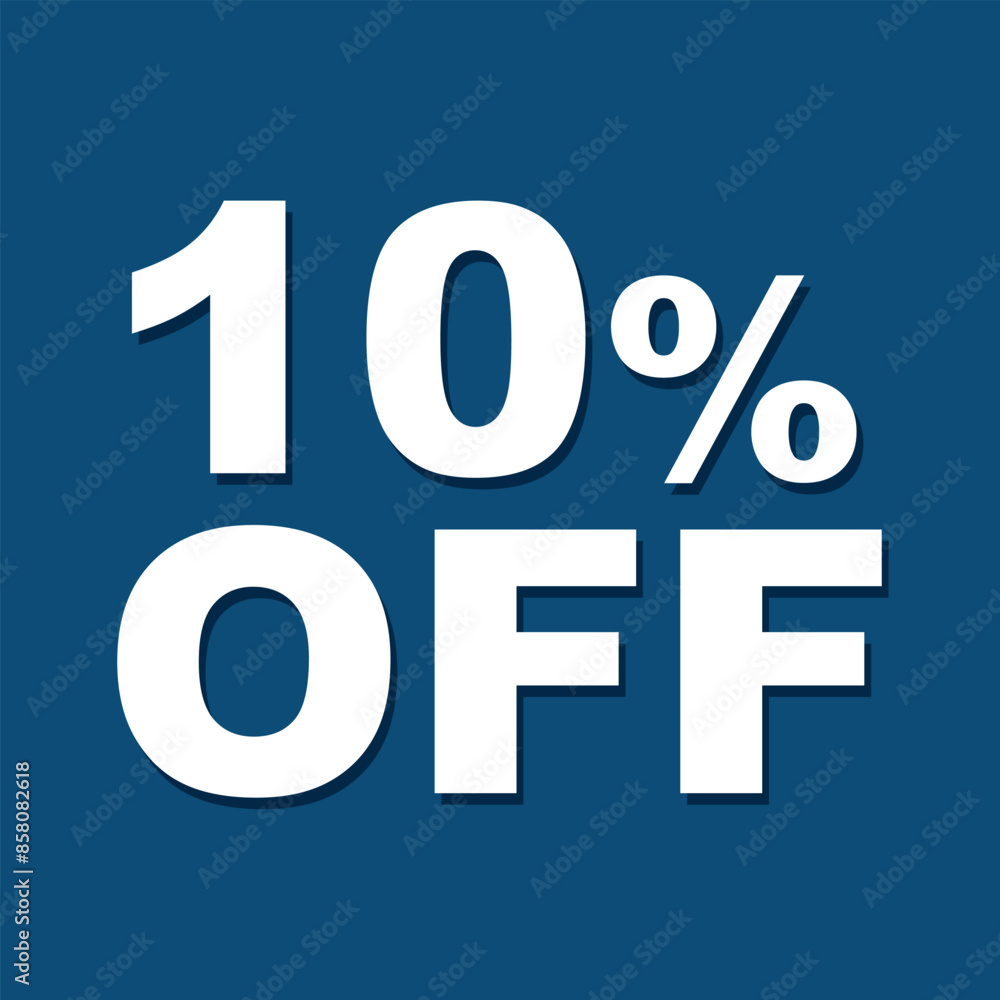 10 percent price off icon. Sale label or tag. Discount badge or sticker design element. . isolated on blue background. Vector illustration. EPS 10/AI
10 percent price off icon. Sale label or tag. Discount badge or sticker design element. . isolated on blue background. Vector illustration. EPS 10/AI