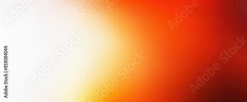 Soft gradient blur of orange yellow white red hues, textured, flow wave effect, shades, folding. Modern minimalist background with copyspace for banner or poster