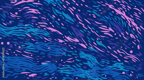 underwater abstraction, ocean depth blue and violet background design