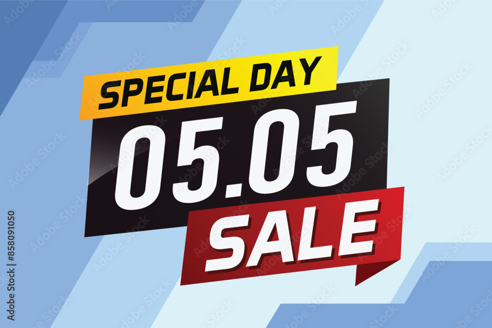 5.5 Special day sale word concept vector illustration with ribbon and 3d style for use landing page, template, ui, web, mobile app, poster, banner, flyer, background, gift card, coupon
5.5 Special day sale word concept vector illustration with ribbon and 3d style for use landing page, template, ui, web, mobile app, poster, banner, flyer, background, gift card, coupon