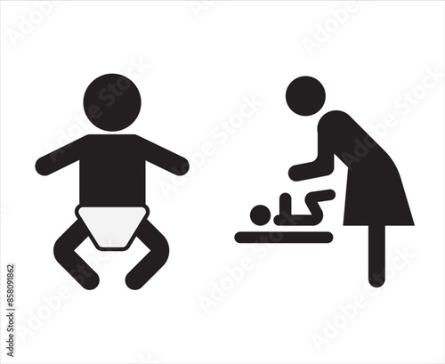 Gguidance pictogram icons about social life.Guidance icon set vector illustration, airport, bus station, shopping mall