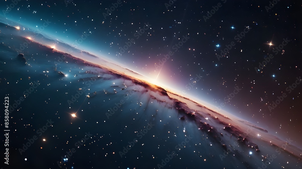Star constellation background, galaxy, nebula shining into deep space, night sky Star constellation background, galaxy, nebula shining into deep space, night sky