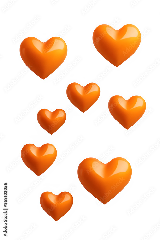 orange hearts orange hearts