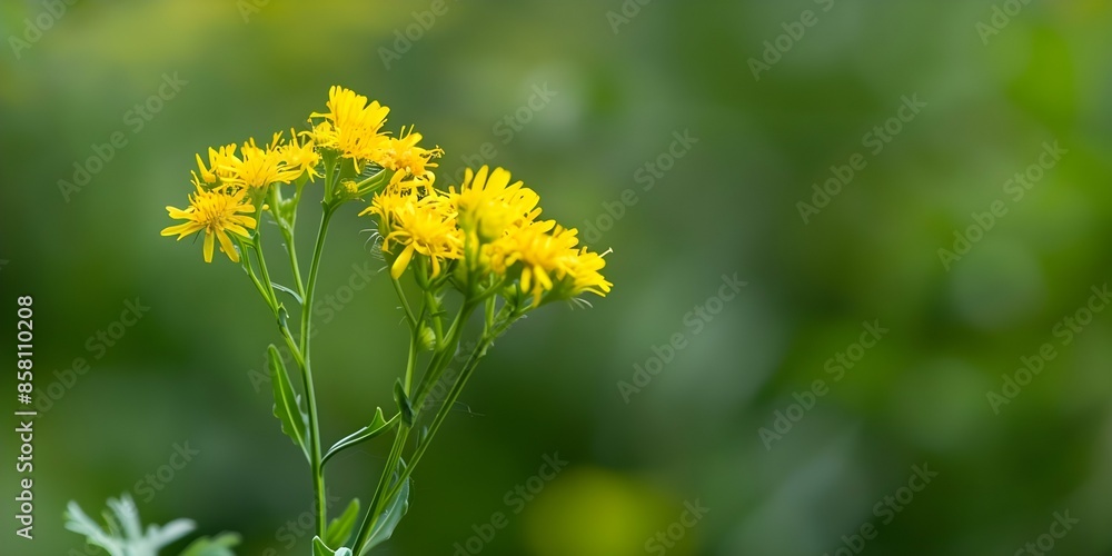 Yellow Fox Groundsel Flower (Senecio ovatus) Discovered near Staffelalp Lake in the Great Walser Valley. Concept Wildflowers, Nature Photography, Alpine Flora, Botanical Discoveries Yellow Fox Groundsel Flower (Senecio ovatus) Discovered near Staffelalp Lake in the Great Walser Valley. Concept Wildflowers, Nature Photography, Alpine Flora, Botanical Discoveries