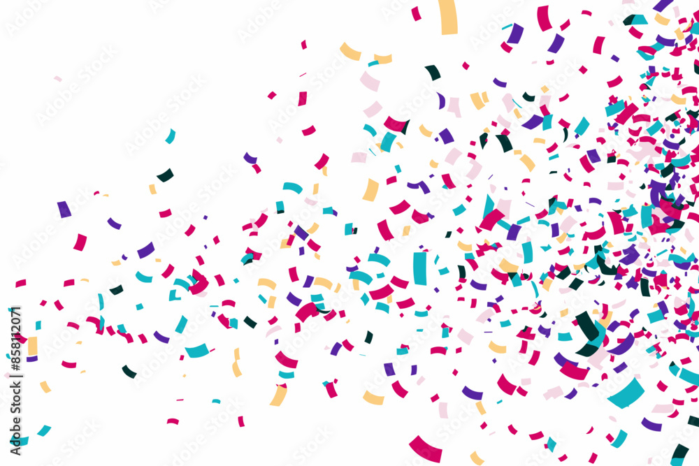 Colorful bright confetti isolated on a white background Festive vector illustration Colorful bright confetti isolated on a white background Festive vector illustration