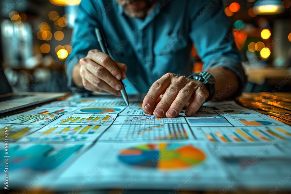 Charts and graphs for business strategies. Charts and graphs for business strategies.