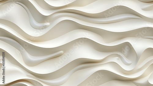 A close-up shot of an abstract white swirling pattern SEAMLESS PATTERN