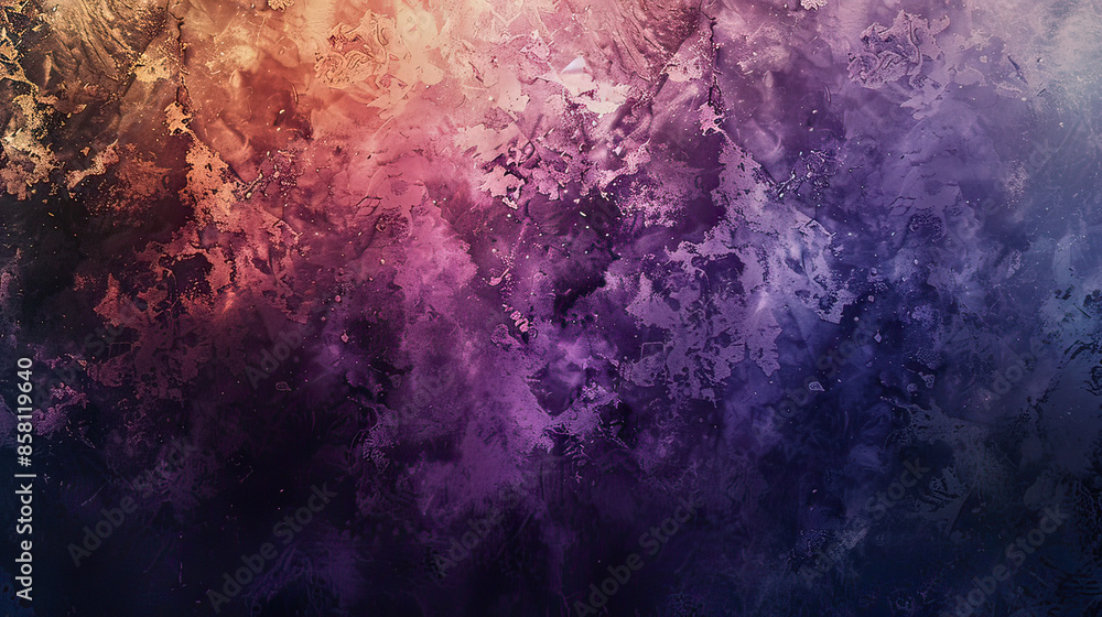 Fototapeta premium Mystical textured color blend background, AI generative