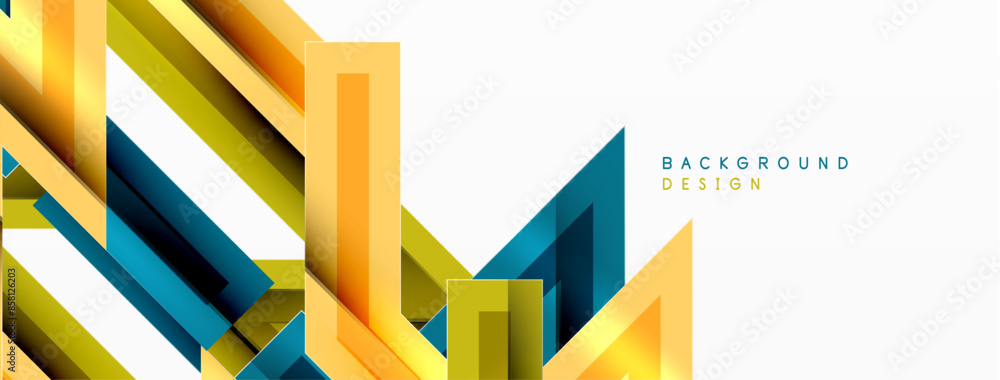 Line zig zag dynamic geometric abstract background. Colorful lines with shadow and light effects, various routes concept. Vector Illustration For Wallpaper, Banner, Background, Card Line zig zag dynamic geometric abstract background. Colorful lines with shadow and light effects, various routes concept. Vector Illustration For Wallpaper, Banner, Background, Card