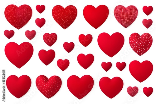 red hearts